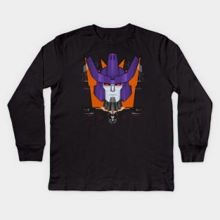 Galvatron Bust Kids Long Sleeve T-Shirt